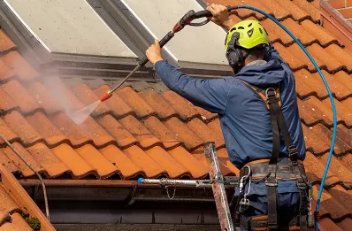 Démoussage et hydrofuge de toiture à Uriménil